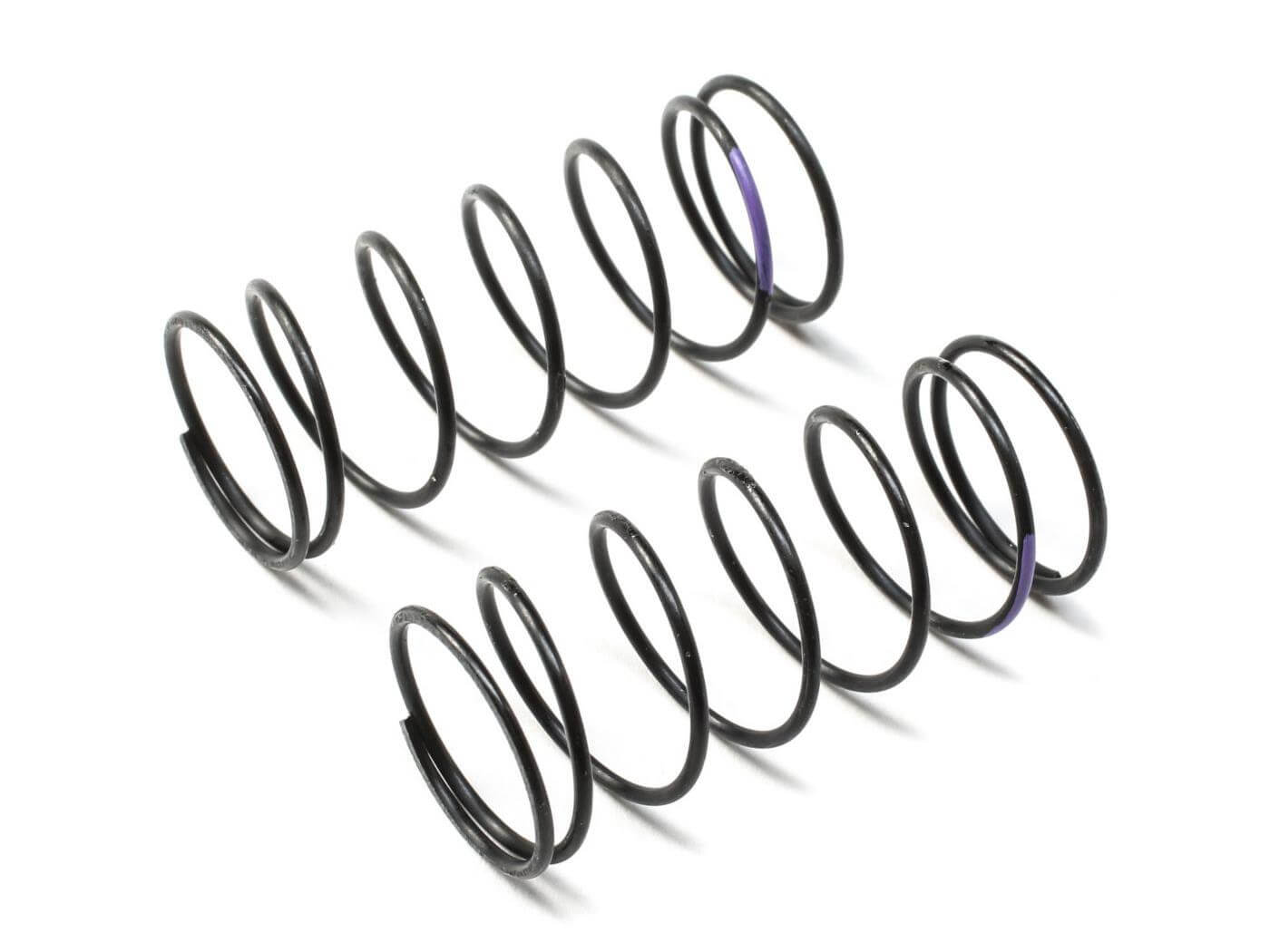 Z-TLR233051 Team Losi Racing Purple Front Springs, Low Frequency, 12mm (2) TLR233051 - Image 1