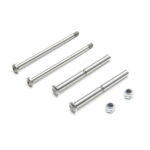 Team Losi Racing Front Hinge Pin and King Pin Set, Polished: All 22 TLR234098