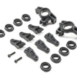 Team Losi Racing Front Spindle Set: 22 5.0 TLR234106