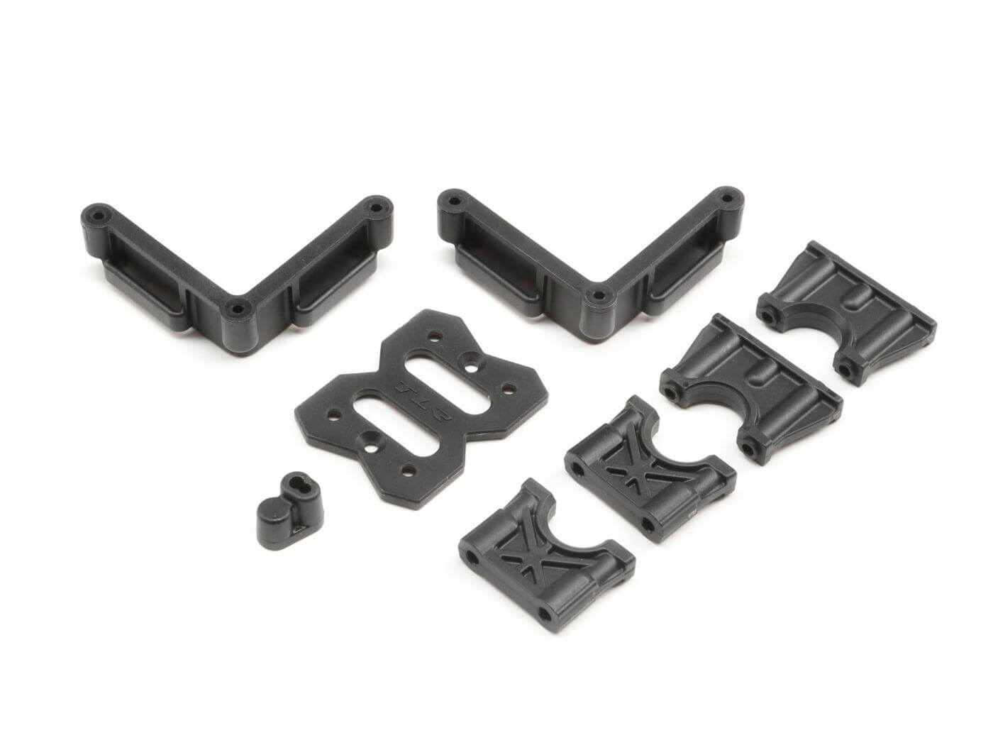 Z-TLR241060 Team Losi Racing Center Diff Mount, Battery Mount: 8XE TLR241060 - Image 1