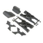 Team Losi Racing Rear Arms, Inserts, Guards (2): 8X TLR244038