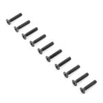 Team Losi Racing Flat Head Screws, M4x20mm (10) TLR255014