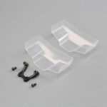 Team Losi Racing Low Front Wing, Clear, with Mount (2) TLR330010