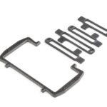 Team Losi Racing Carbon Battery Cradle: 22 5.0 TLR331040