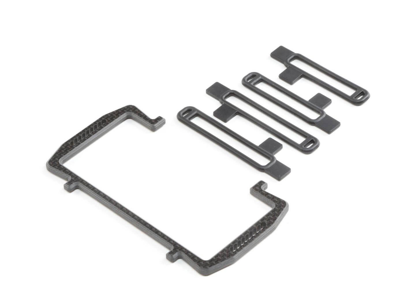 Z-TLR331040 Team Losi Racing Carbon Battery Cradle: 22 5.0 TLR331040 - Image 1