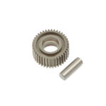 Team Losi Racing Aluminum Idler Gear & Shaft, Laydown: 22 4.0 TLR332070