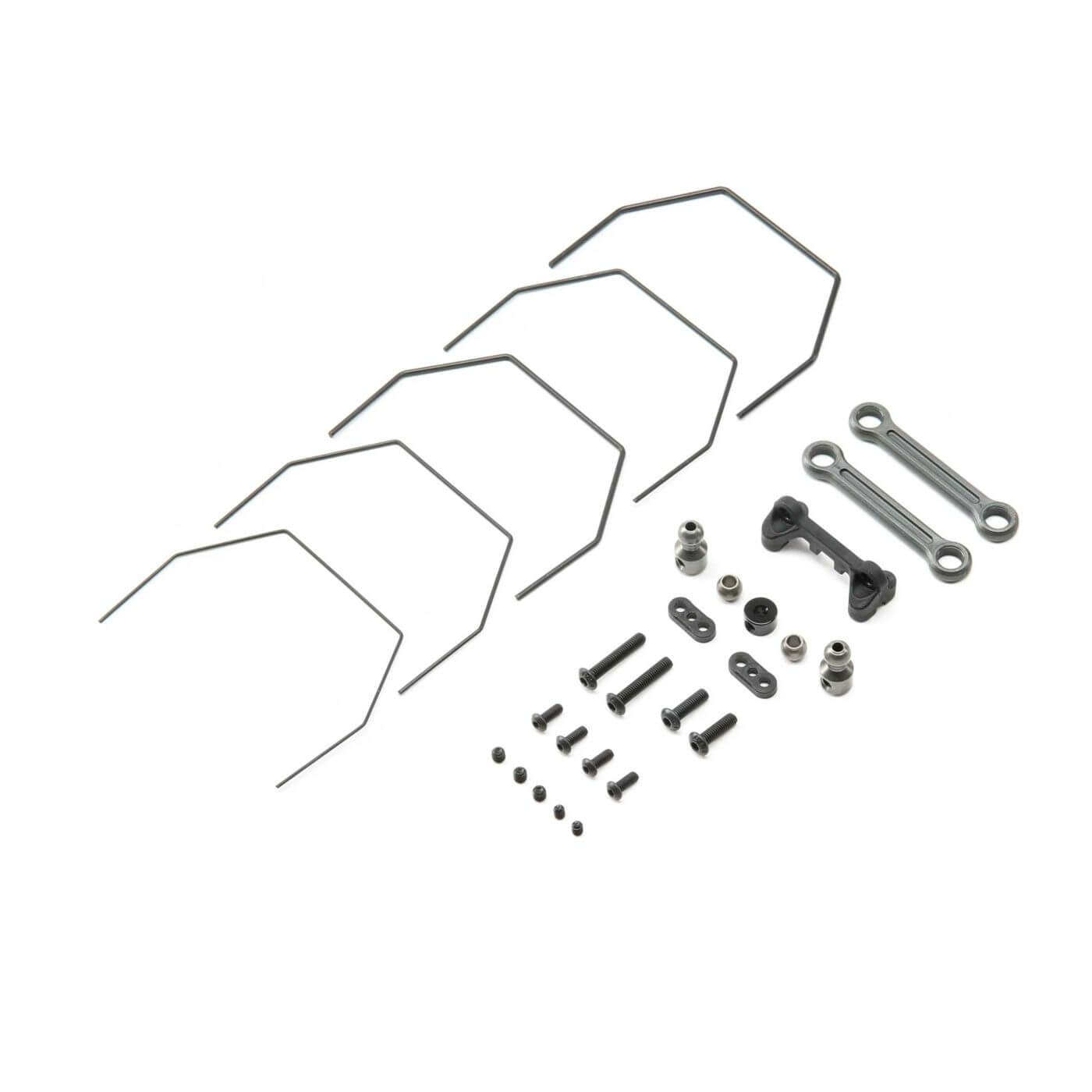 Z-TLR334040 Team Losi Racing Rear Sway Bar Set, Laydown: 22 4.0 TLR334040 - Image 1