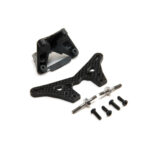 Team Losi Racing Carbon Laydown Rear Tower Conversion: 22 5.0 TLR334056