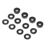 Team Losi Racing M3 Caster Block Alum Washer Set, Black (4ea) TLR336007