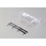 Team Losi Racing Polycarbonate Wing, Pre Cut,Clear: 8/E/T 4.0 TLR340004