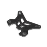 Team Losi Racing Carbon Rear Shock Tower: 8/E 4.0 TLR344012