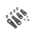 Team Losi Racing Dual Steering Rod Ends and Pivot Balls: 5B, 5T TLR351008