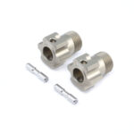 Team Losi Racing Wheel Hex & Pin, +5.0mm (2): 5B, 5T, MINI WRC TLR352004