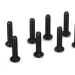 Team Losi Racing Button Head Screws, M3 x 14mm (10) TLR5910