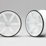 Yokomo Racing Performer High Traction Drift White 6mm Offset (2) RP-6313W6