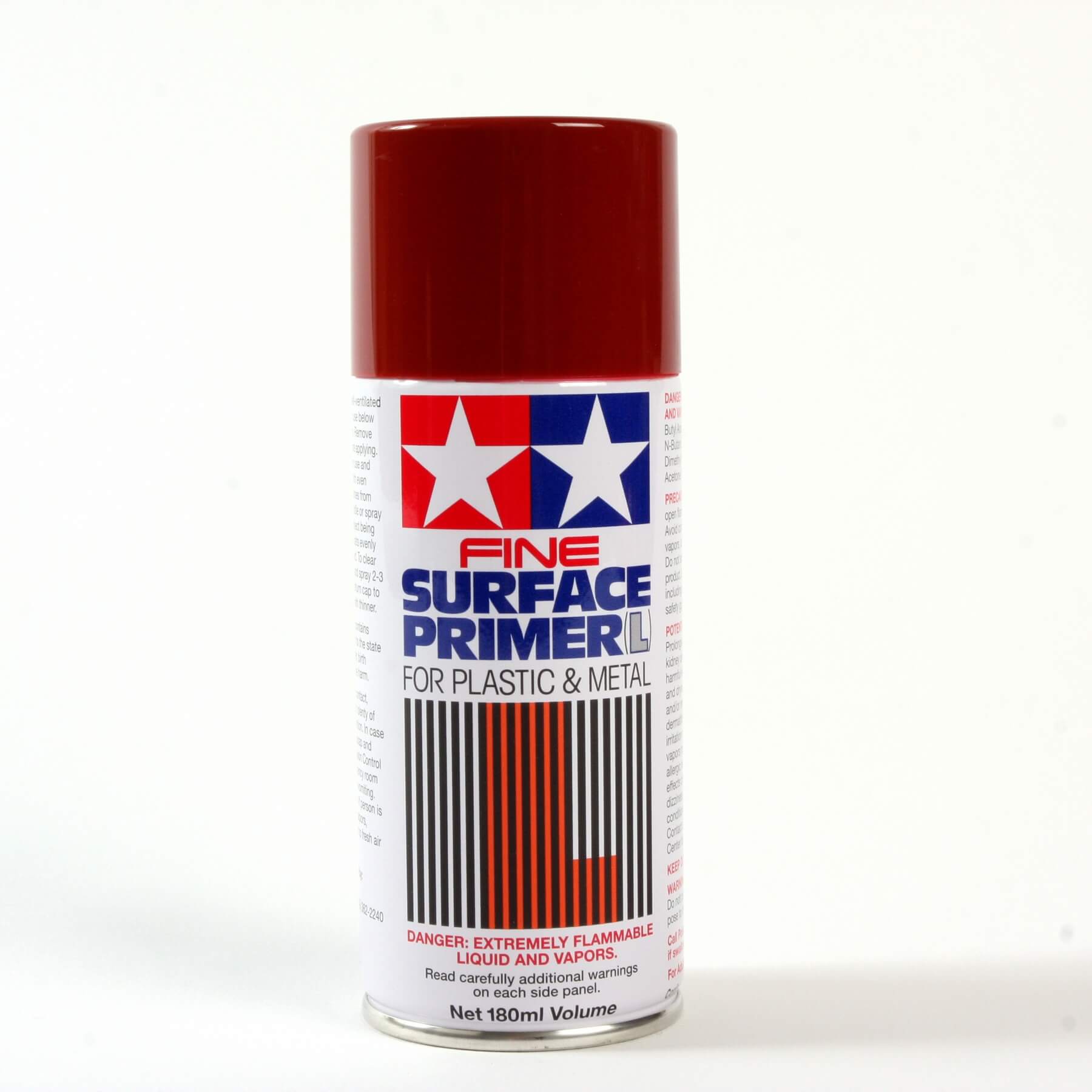 87160 Tamiya Fine Surface Primer L Red Oxide 180ml 87160 - Image 1