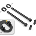 Xray Front Body Mount Set +2mm Height XR301324