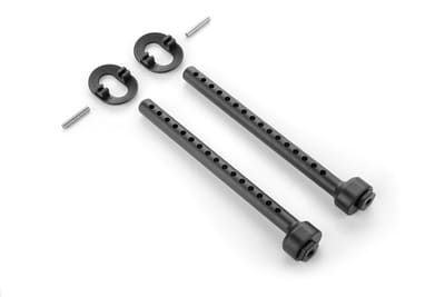 XR301327_1_piw Xray Composite Front Eccentric 6mm Body Mount Set +1mm Height XR301327 - Image 1