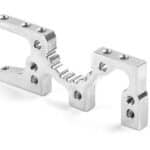 Xray T2'008 Alu Front Lower Susp. Adjust. Bulkhead XR302019