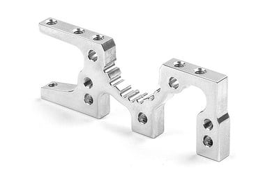 302019_1_piw Xray T2'008 Alu Front Lower Susp. Adjust. Bulkhead XR302019 - Image 1