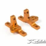 Xray T4 Alu Upper Clamp With Adj. Roll-Center (L+R) - Orange XR302030-O