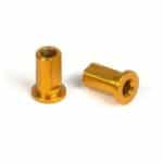 Xray Alu Nut For Susp. Holder - Orange (2) XR302033-O