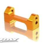 Xray Alu Lower Front Suspension 1-Piece Holder - Orange - V2 XR302047-O