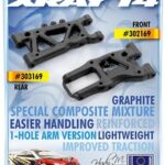 Xray Front Suspension Arm - Graphite - 1-Hole XR302169