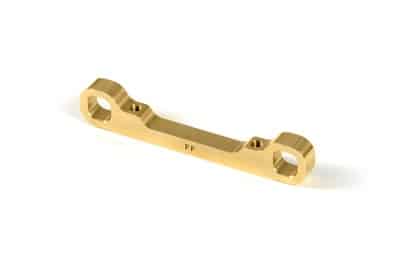 302711_1_piw Xray Brass Front Lower 1-Piece Suspension Holder - Front - Ff XR302711 - Image 1