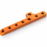 Xray T4'18 Alu Motor Mount Plate - Orange XR303003-O