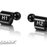 Xray Alu Quick Roll-Center Holder? 4.9mm - H1 + H2 XR303035
