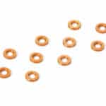 Xray Alu Shim 3X6X0.5mm - Orange (10) XR303121-O