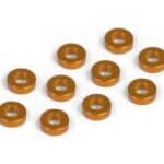 Xray Alu Shim 3X6X2.0mm - Orange (10) XR303123-O