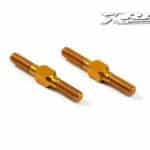 Xray Alu Adj. Turnbuckle L/R 26 mm - Orange - Swiss 7075 T6 (2) XR303212-O