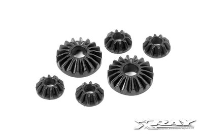 304930_1_piw Xray Composite Gear Diff Bevel & Satellite Gears (2+4) XR304930 - Image 1