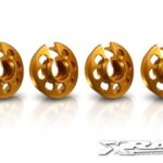 Xray Alu Xray Shock Spring Retaining Collar - Orange (4) XR308031-O