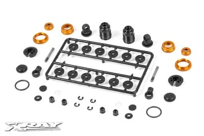 308307-O_1_piw Xray T4 Alu Shock Absorber-Set - Orange (2) XR308307-O - Image 1