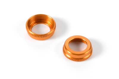 v_308354-o_piw Xray Ulp Alu Shock Cap-Nut With Vent Hole - Orange (2) XR308354-O - Image 1
