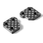 Xray Graphite Extension For Steering Block (2) - 0 Slots XR322292