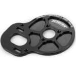 Xray Alu Mid & Rear Motor Plate - Short Rod - Swiss 7075 T6 (3mm) XR324014