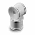 Xray Stadium Truck Wheel Aerodisk With 12mm Hex - White (2) XR329912