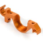 Xray Alu Lower Bulkhead Rear - Swiss 7075 T6 - Left XR333026