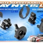 Xray Graphite Rear Aerodynamic Disc 1.6mm - Left+Right - Set XR335370