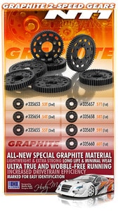 335655_1_piw Xray Graphite 2-Speed Gear 55T (2Nd) XR335655 - Image 1