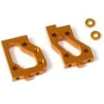 Xray Alu Radio Plate Mounts (L+R) - Swiss 7075 T6 - Orange XR336231-O