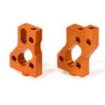 Xray Alu Radio Plate Mounts (L+R) - Swiss 7075 T6 - Orange XR336232-O