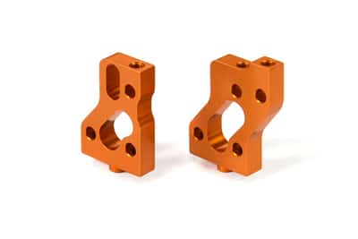 XR336232-O_01_piw Xray Alu Radio Plate Mounts (L+R) - Swiss 7075 T6 - Orange XR336232-O - Image 1