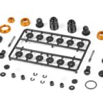 Xray Alu Shock Absorber-Set - Low Profile - Orange (2) XR338000-O