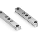 Xray Alu Engine Mounts - Upper - Black (2) XR338720