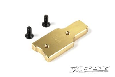 341184_piw Xray Brass Chassis Weight Front 20G XR341184 - Image 1